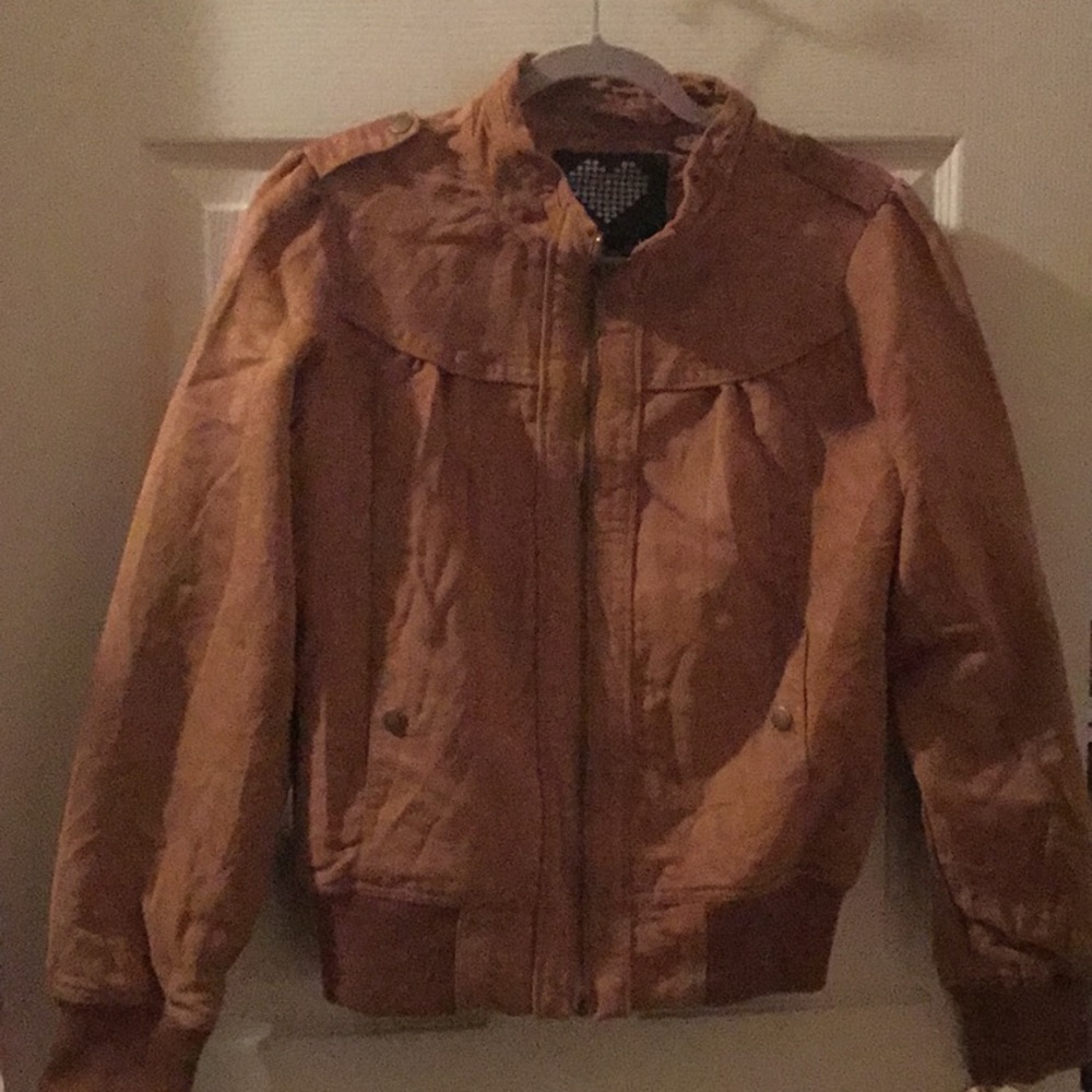 Faux Suede Jacket